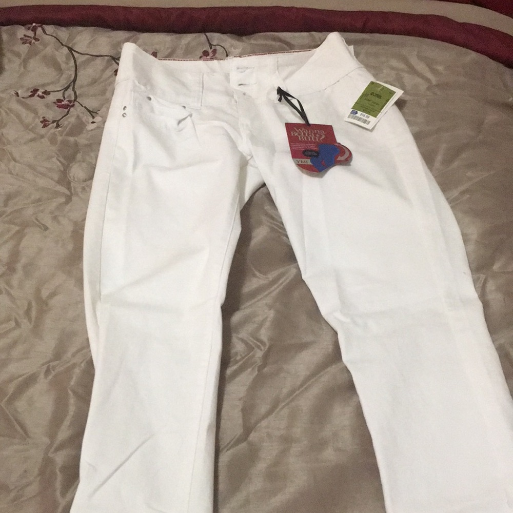 NWT white YMI jeans size 5